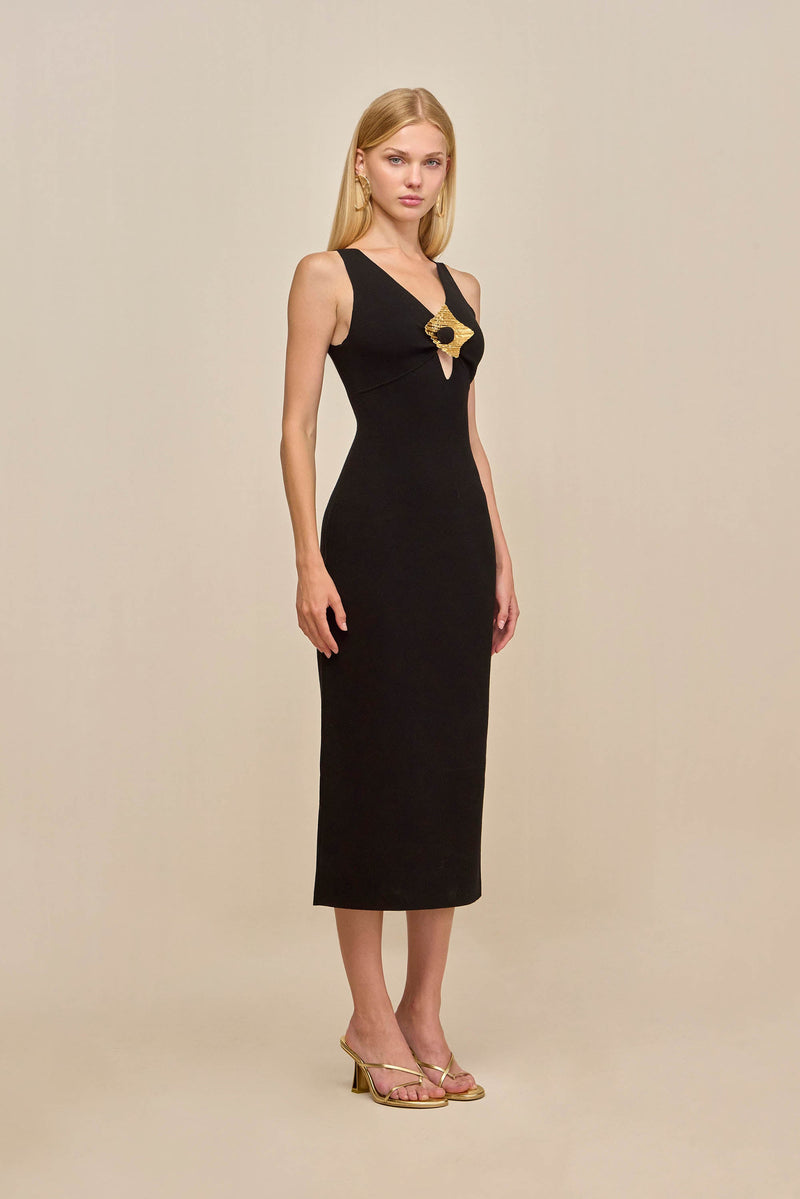 MARLA KNIT DRESS - BLACK