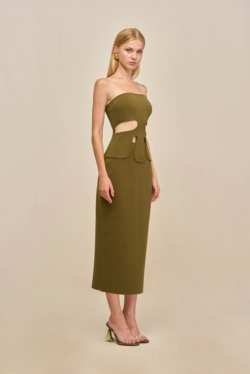 BRUNELO KNIT DRESS - ROSEMARY