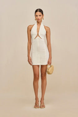 RUMI DRESS - OFF WHITE