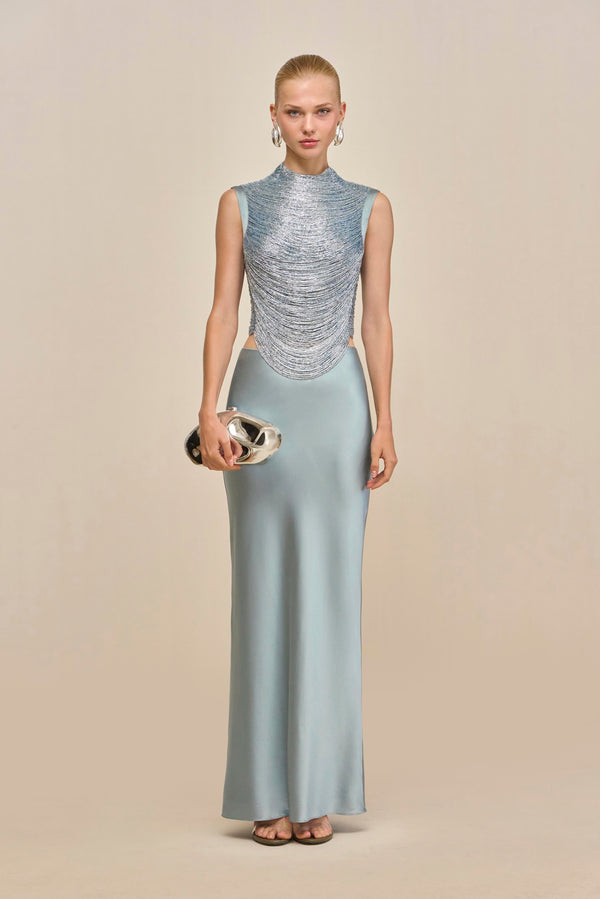 TARAJI TOP - CELADON