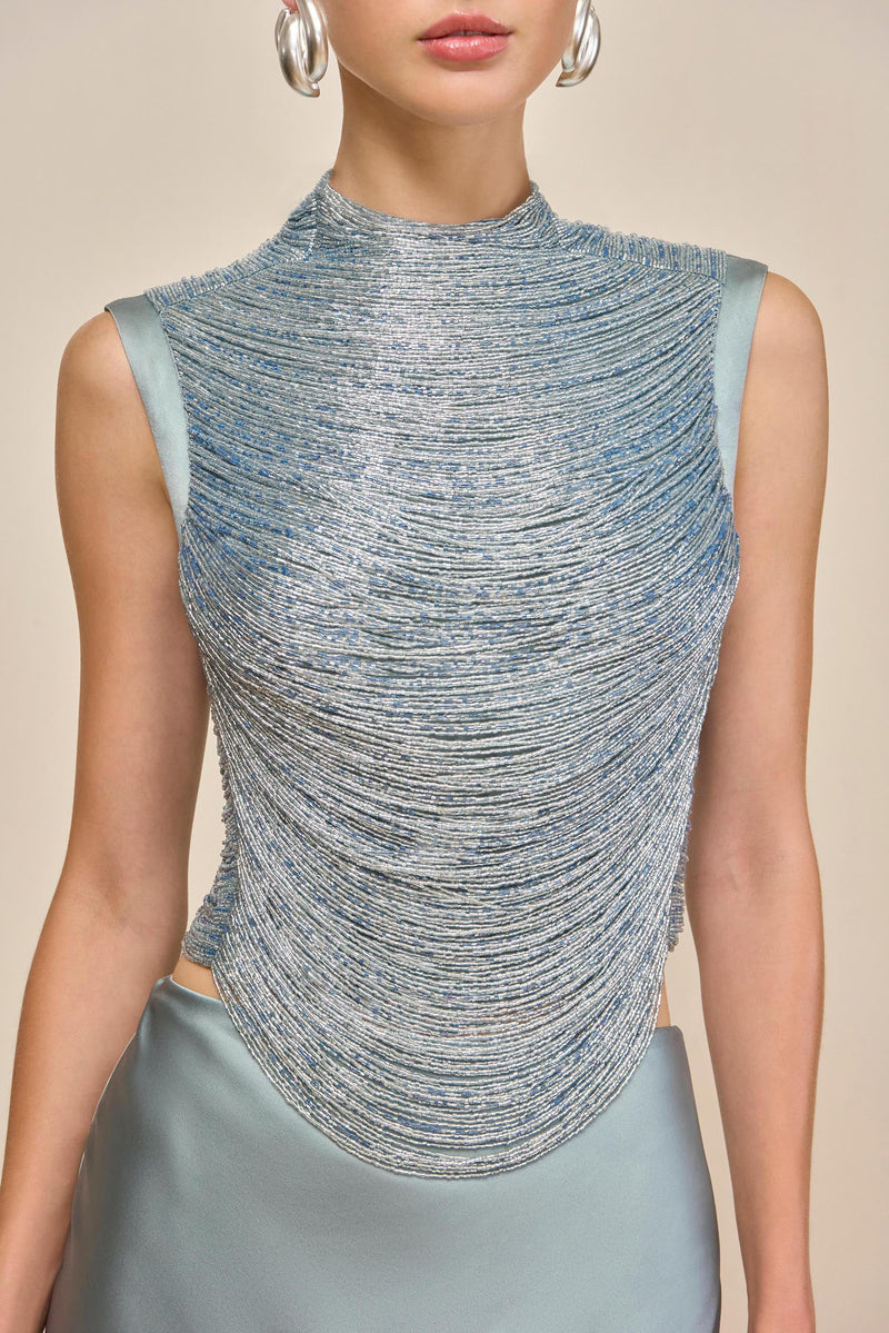TARAJI TOP - CELADON