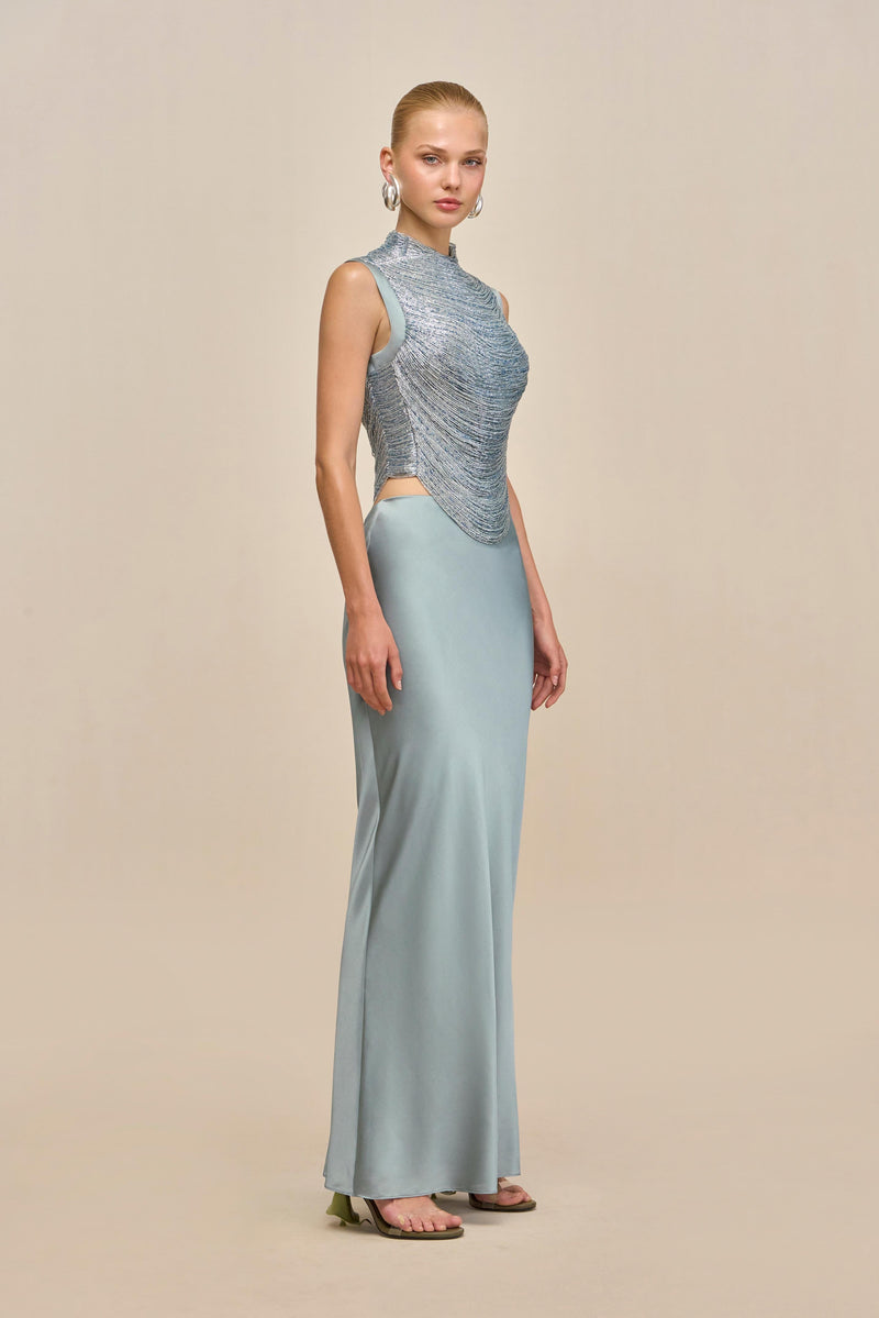 TARAJI TOP - CELADON