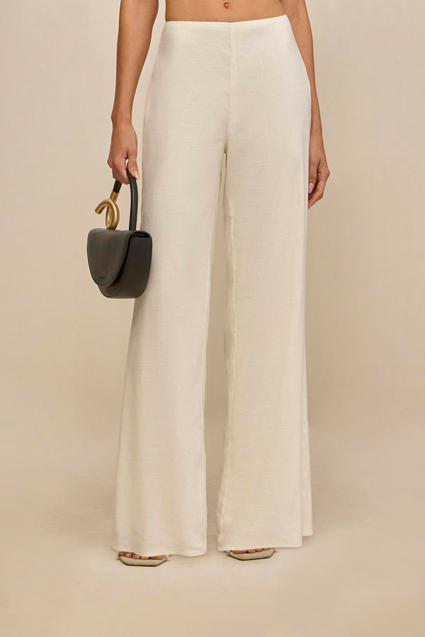 KORA PANT - OFF WHITE LINEN