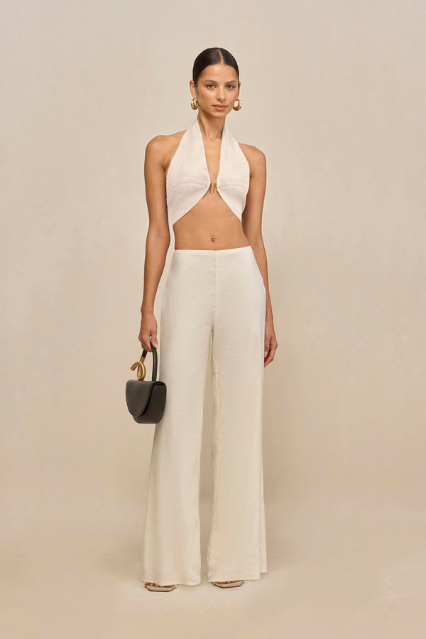 KORA PANT - OFF WHITE LINEN