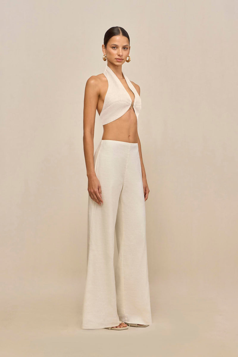 KORA PANT - OFF WHITE LINEN