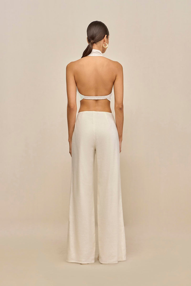 KORA PANT - OFF WHITE LINEN