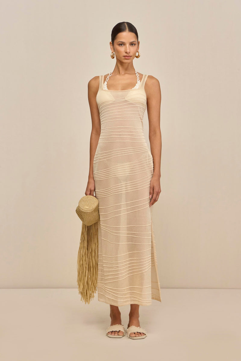 MAI KNIT COVERUP DRESS - BEACH